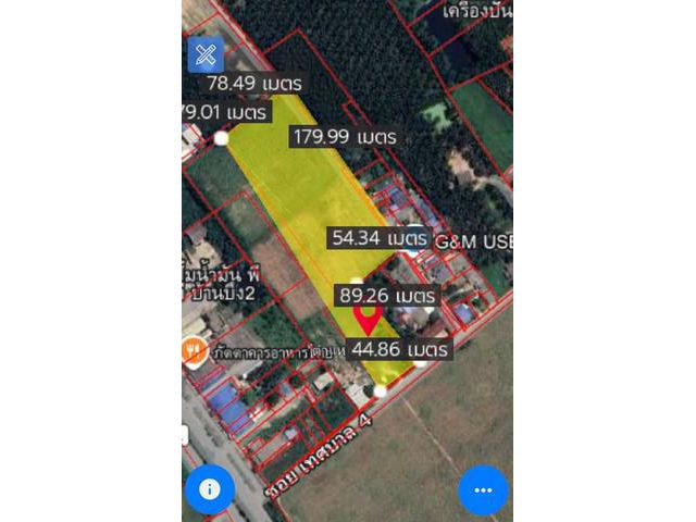 ให้เช่าที่ดินบ้านบึงชลบุรีระยะยาว บนเนื้อ 9-3-68  ไร่