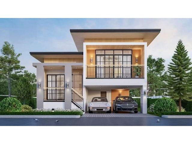 ขายบ้านเดี่ยวหนองตำลึงชลบุรี บ้านโมเดิร์นโฮม หนองตำลึง ซ.4