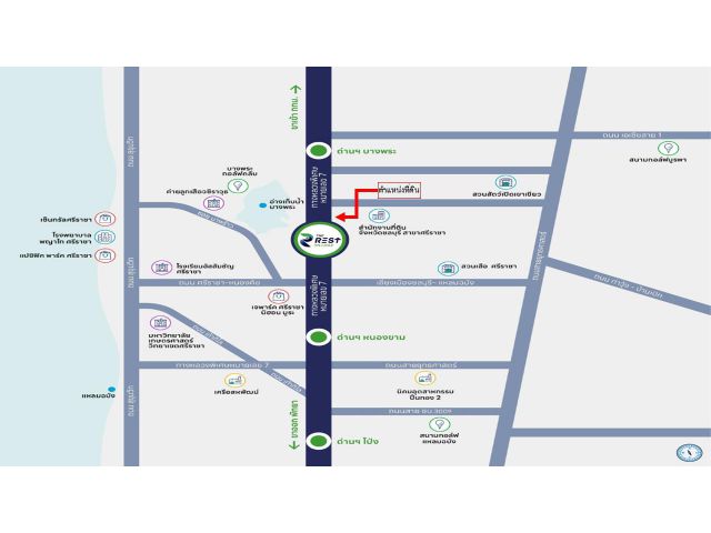 ขายที่ดินเปล่า ติดถนนมอเตอร์เวย์30ไร่