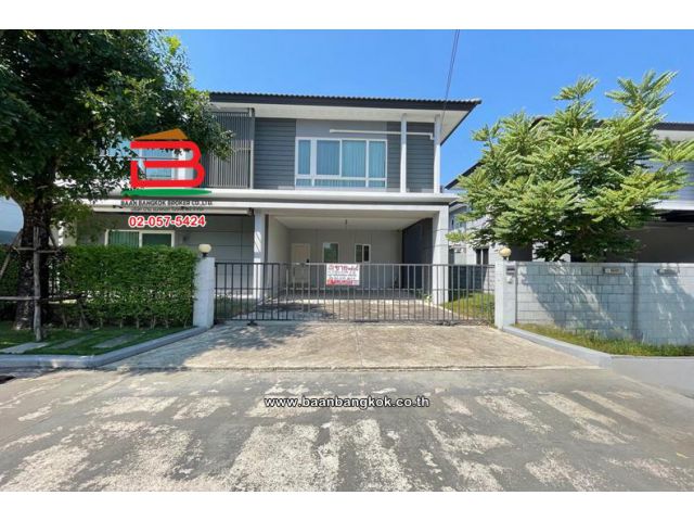 บ้านเดี่ยว เนื้อที่ 61.5 ตร.ว. โครงการ Centro Bangna-Wongwaen เซนโทร บางนา-วงแหวน (ซอยเฉลิมพระเกียรติ ร.9 30 แยก 3-1)