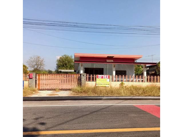 ขายบ้านพร้อมที่ดิน ติดถนน 1-0-46.5 ไร่ ตรงข้ามโรงเรียนวัดโนนเหล็
