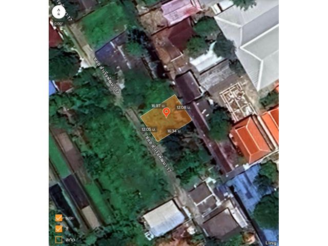 ขายถูกที่ดินใกล้วัดบัว 50 ตรว  ซอยสำเร็จพัฒนา 17 ปลายบาง บางกรวย นนทบุรี