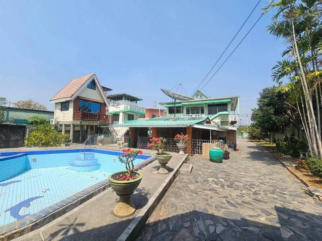 ขายบ้านเดี่ยวเนื้อที่ขนาดใหญ่ ติดขอบอ่างมาบประชัน พัทยา