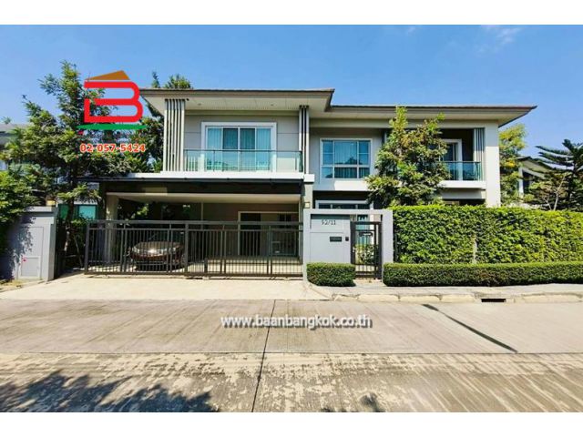 บ้านเดี่ยว หมู่บ้าน เดอะปาล์ม แจ้งวัฒนะ-ชัยพฤกษ์ เนื้อที่ 98 ตร.ว (ใกล้โรงเรียนนานาชาติสิงคโปร์ นนทบุรี)
