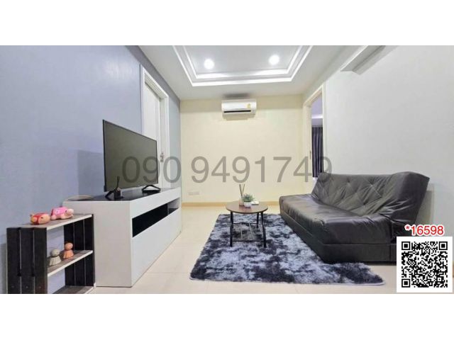 เช่า คอนโด Happy Condo Ladprao 101 ขนาด 2 ห้องนอน อาคาร H ชั้น 2