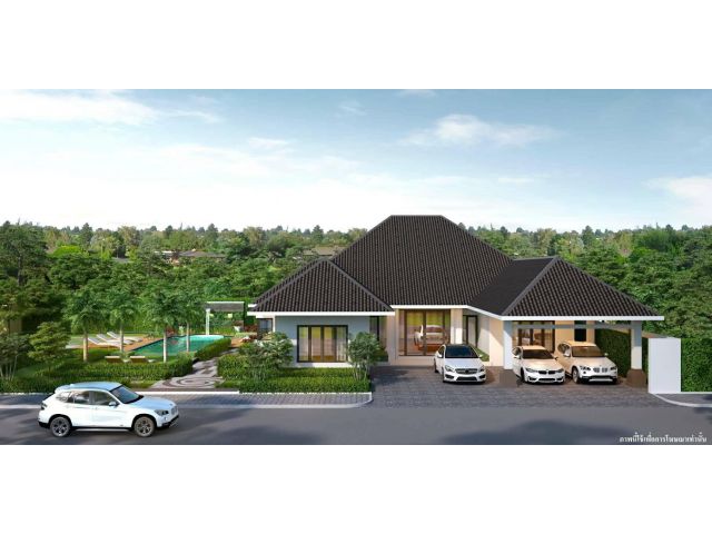 ขายบ้านเดี่ยว ชั้นเดียว โครงการ European Thai House พัทยา จ. ชลบุรี