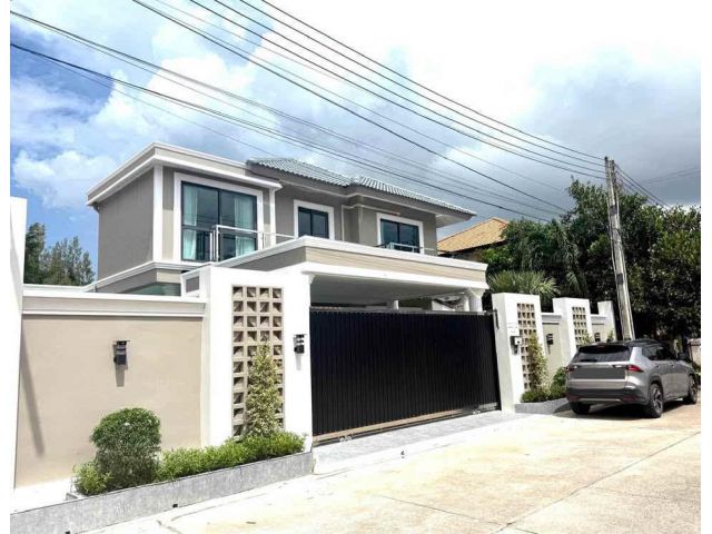 H1044 ให้เช่าพลูวิลล่าสวย สไตล์โมเดิร์น TW Garden Hill 4 ห้องนอน ไม่ไกลหาดจอมเทียน