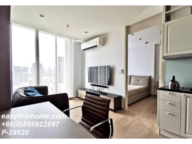 P-39520 คอนโดหรูวิวเมือง! ใกล้ MRT อโศก Noble Recole 1 นอน 8.5M Line Id: @easythaihome 085-592-2897