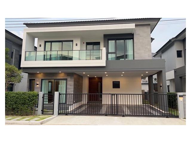 MHR10 ให้เช่าบ้านหรูย่านบางนา 4 นอน 5 น้ำ พร้อมห้องแม่บ้าน รับสัญญาสั้น-ยาว เฟอร์นิเจอร์ครบ