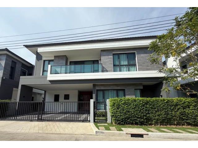 MHR12 เช่าบ้านหรู Double Volume! The City บางนา กม.7 พื้นที่ 313 ตร.ม. 4 นอน 5 น้ำ ตกแต่งครบ ใกล้ Mega Bangna