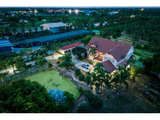 ️ขายที่ดินแปลงสวยติดถนนใหญ่  (เส้นบ้านแพ้ว-นครปฐม) หน้าติดถนน...หลังติดคลอง ️ บรรยากาศดี หายากมากในโซนนี้