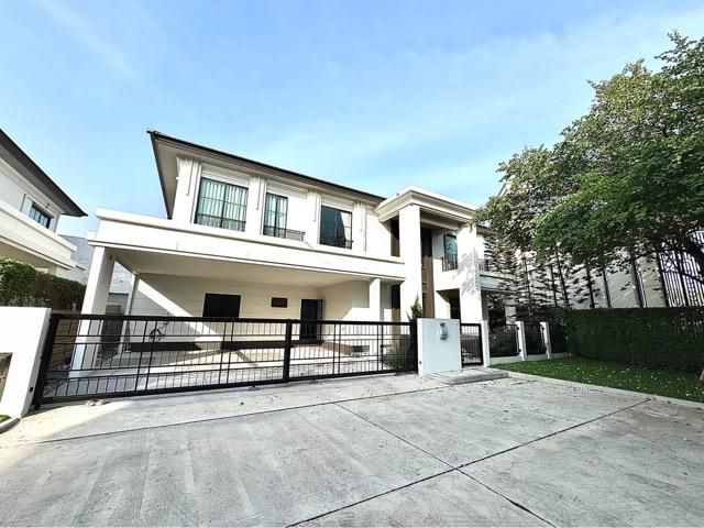 MHR15 ให้เช่าบ้านเดี่ยวแปลงมุม เศรษฐสิริ บางนา-สุวรรณภูมิ บ้านเลขที่มงคล พร้อม EV Charger และ Solar Cell