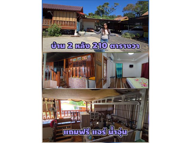 ​╰┈►►ขายที่ดินโฉนดพร้อมสิ่งปลูกสร้าง 210 ตารางวา ในราคาเพียง 1.5 ล้านบาท ​บ้านหลังใหญ่: 2 ห้องนอน 1 ห้องน้ำ 1 ครัว (แถมแ