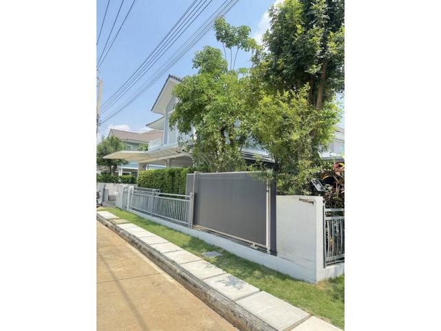 ให้เช่าบ้านเดี่ยวหลังมุม 72 ตรว. 4 นอน บุราสิริ ปัญญาอินทรา ใกล้แ