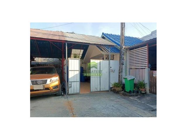 หมู่บ้าน พิมลราช1 บางบัวทอง ขายด่วน ทาวน์เฮ้าส์ ชั้นเดียว เนื้อที่ 28 ตร.ว แปลงริม ต่อเติมครบ ทำเลดี