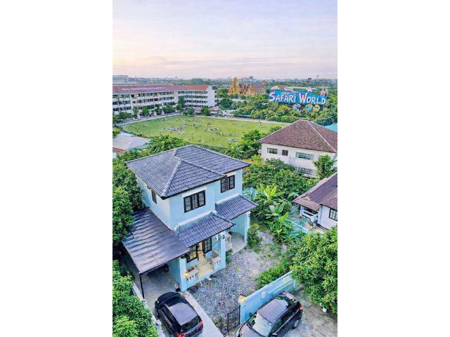 MRT มีนบุรี บ้านเดี่ยว 2 ชั้น 3นอน 50 ตร.ว. วัดสุทธิสะอาด 900 ม.