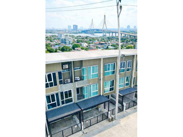 ทาวน์โฮม 3 ชั้น สะพานปทุม2 ให้เช่า ฟังก์ชัน 3นอน ศรีสมาน-ติวานนท์