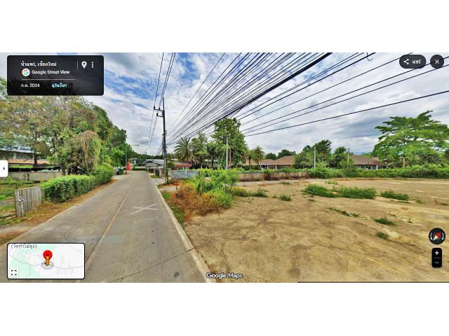 ขายที่ดินตำบลน้ำแพร่หางดงห่างโรงเรียนเพียง 500เมตร