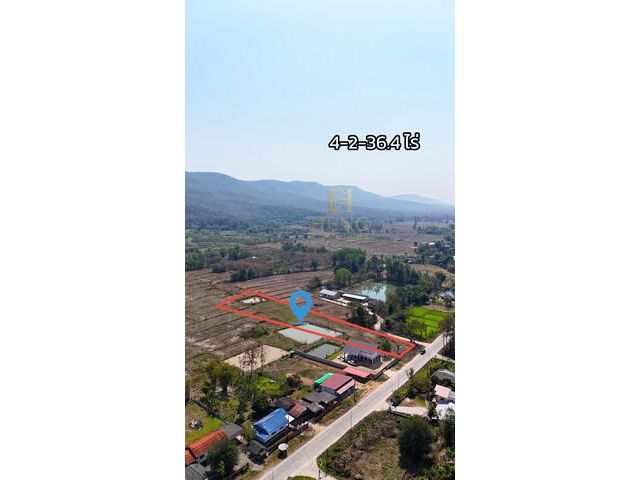 ขายที่ดินวิวภูเขา ตีนเขา โฉนดครุฑแดง ต.เวียงห้าว อ.พาน เชียงราย