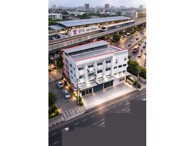 อาคารพาณิชย์4 ชั้น 200ตร.ม.ใกล้ BTSเสนานิคม 300ม  ม.เกษตร บางเขน