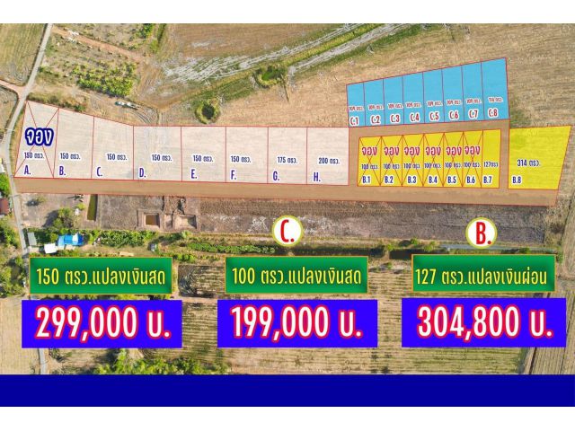 ขายที่ดิน สด-ผ่อน แปลงเล็กๆราคาถูกสุดๆ ตำบล วังกระโจม อำเภอเมืองนครนายก นครนายก