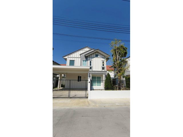 ให้เช่าบ้านเดี่ยว  บ้านใหม่  Villagio ศรีนครินทร์ -บางนา 3  ไม่เคยปล่อยเช่า