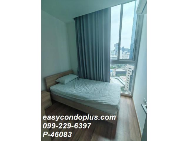P-46083 วิวเมืองสวย! 2 นอน โนเบิล รัชดา 2 ใกล้ MRT ศูนย์วัฒนธรรม 30,000 บาท Line Id: @easythaihome 085-592-2897