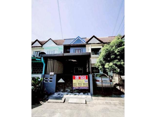 ขายทาวเฮาส์ 2ชั้น หมู่บ้านฟ้าใส ถนนเศรษฐกิจ  เมืองสมุทรสาคร