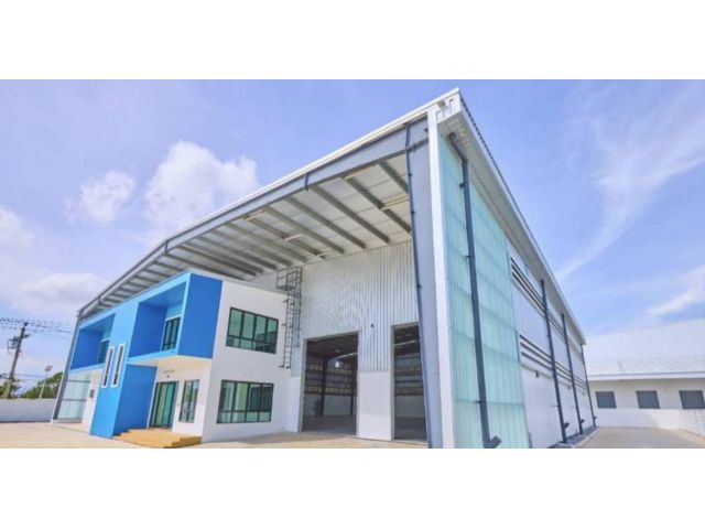ให้เช่าโรงงานสร้างใหม่พื้นที่สีม่วงใกล้นิคมบางพลี เทพารักษ์ บางนา บางปลา พื้นที่ขนาด 900 ตารางเมตร  และ 1,000 ตารางเมตร