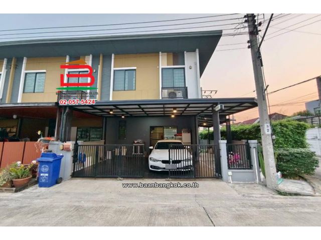 ทาวน์โฮม เนื้อที่ 30.4 ตร.ว. หมู่บ้านภัทราวรรณ ชัยพฤกษ์-บางบัวทอง (Pattrawan Chaiyapruk-Bangbuathong)