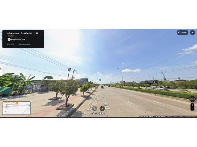 ที่ดินติดถนนกรุงเทพกรีฑาตัดใหม่4ไร่ เหมาะโชว์รูม, คอมมูนิตี้มอลล์, สำนักงาน