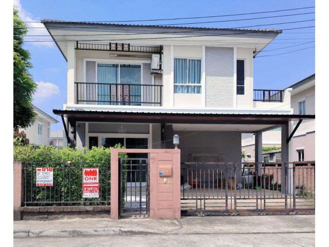 ขายก็ได้เช่าก็คุ้ม บ้านเดี่ยว ภัสสร เพรส ทีจ จตุโชติ พร้อมเฟอร์นิเจอร์และเครื่องใช้ไฟฟ้า
