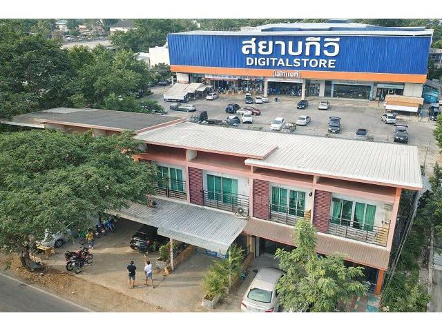 สยามทีวี เช่าอาคารพาณิชย์ 2 ชั้น 2 คูหา ดิจิตอลสโตร์(ลำพูน) 400ม.