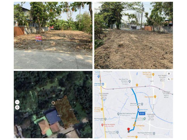 ขายที่ดิน บางใหญ่ ใกล้รถไฟฟ้า 99 วา 2.1 ล้าน 0864540423