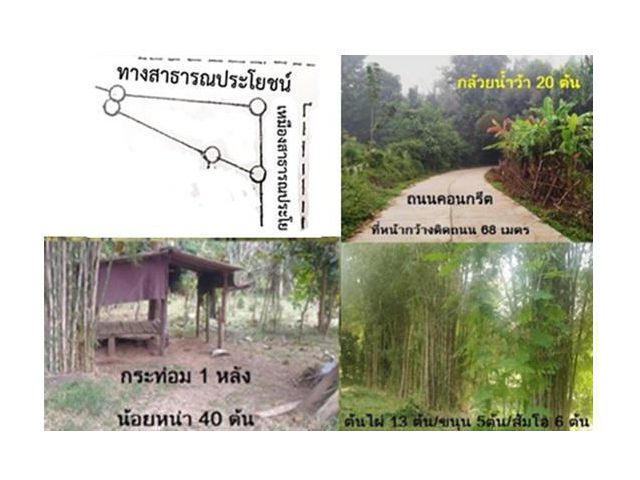 ขายที่โฉนด ขนาด 3 งาน 27 ตรว.ราคา 600,000 บาทพร้อมโอน ที่สวนผสมผสานแปลงสวยหน้ากว้างติดถนนใกล้เซเว่นและตลาดสดเพียง 1 กม.