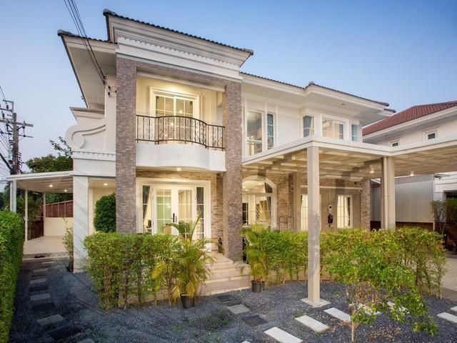 ให้เช่า บ้านเดี่ยว 2 ชั้น หลังใหญ่ หมู่บ้าน คาซ่าวิลล์ สุขาภิบาล5 สภาพใหม่ พร้อมอยู่ติดถนนใหญ่