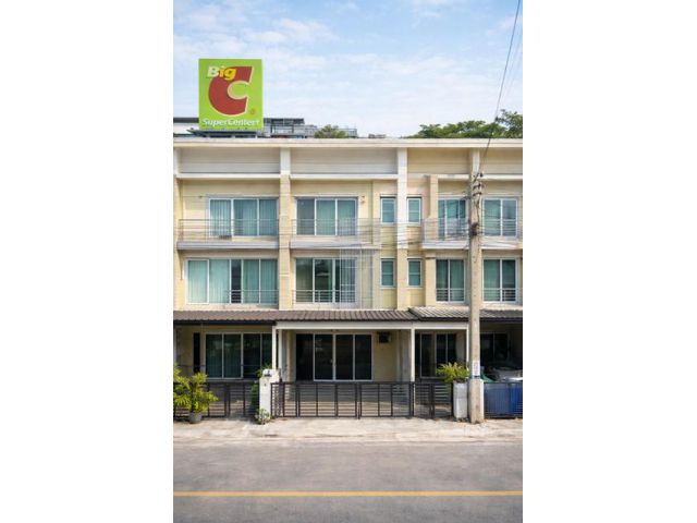 ตลาดทุ่งครุ 800 ม. 3น้ำ 21ทาวน์โฮม 3ชั้น 3นอน BIG C ประชาอุทิศ