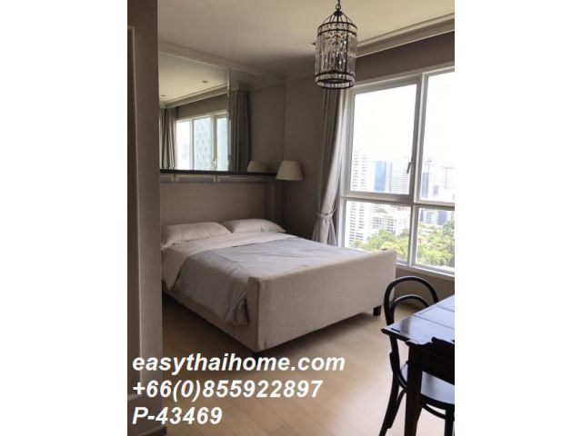 P-43469 วิวเมืองสวย! เฮช คิว บาย แสนสิริ 1 Bed พร้อมเฟอร์ฯหรู ใกล้ BTS ทองหล่อ : วัฒนา | Line Id @easythaihome | 085-592-2897