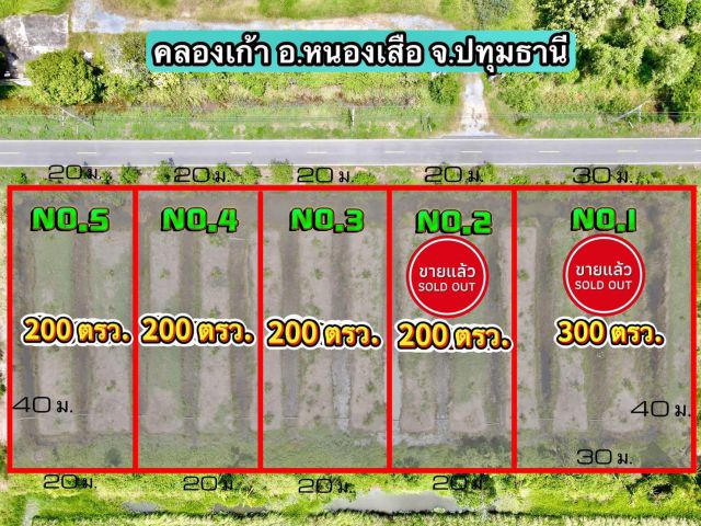 ที่สวยทำเลดี อนาคตไกล ค.9 ต.บึงชำอ้อ อ.หนองเสือ ปทุมธานี