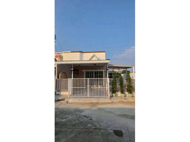 หมู่บ้านพิมลราช1 บางบัวทอง ทาวน์เฮาส์ชั้นเดียว ตกแต่งใหม่พร้อมอยู่