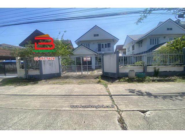 บ้านเดี่ยว เนื้อที่ 60 ตร.ว. หมู่บ้านประชาชื่น (สามัคคี 63) ใกล้มหาวิทยาลัยธุรกิจบัณฑิตย์ อำเภอปากเกร็ด นนทบุรี