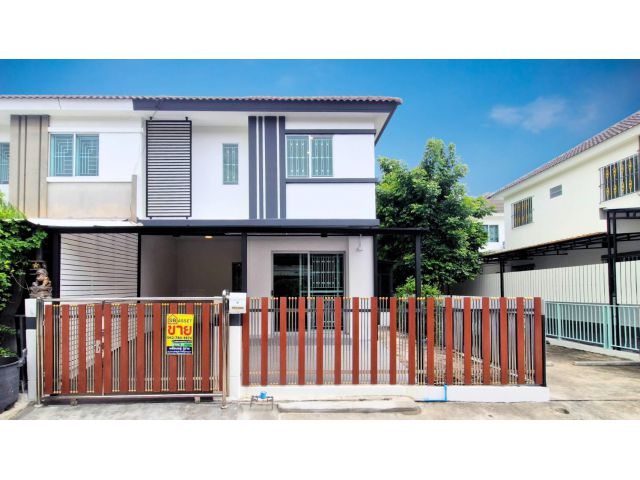 ถูกสุดในย่านนี้!! ทาวน์โฮม 2 ชั้น หลังมุม รีโนเวทใหม่ ม.พฤกษา 82 ประชาอุทิศ ใกล้ห้าง รร.สารสาสน์ วงแหวนกาญจนาฯ