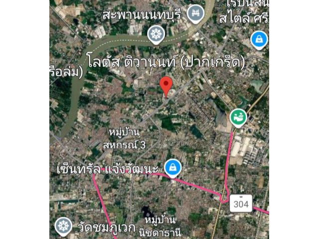 ขายที่ดินปากเกร็ด ใกล้เมืองทองธานี โลตัส รพ. 401 ตรว.ซอยติวานนท์-ปากเกร็ด 34