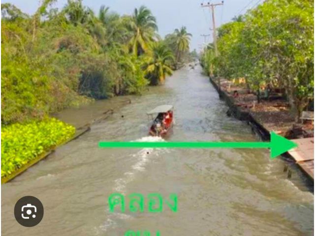 | SALE !!! ขายที่ดินสวนมะพร้าวหน้าติดคลองขุนพิทักษ์ ห่างถนนทางหลวงเพียง 600 ม เนื้อที่ 6 ไร่เศษ ขายเหมา 12 ล้าน