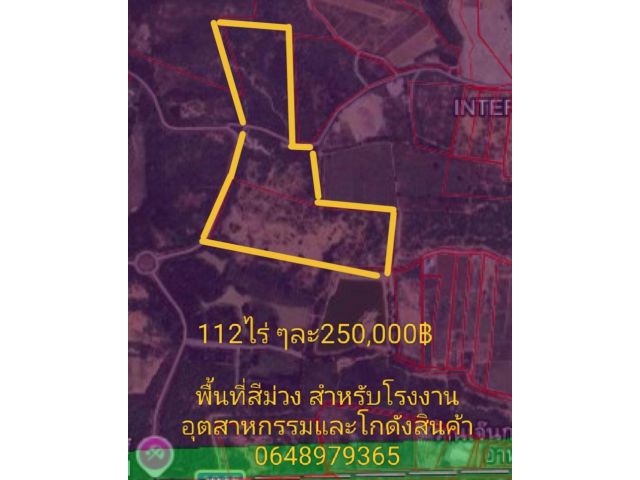 ที่ดินสร้างโรงงาน- พื้นที่สีม่วง