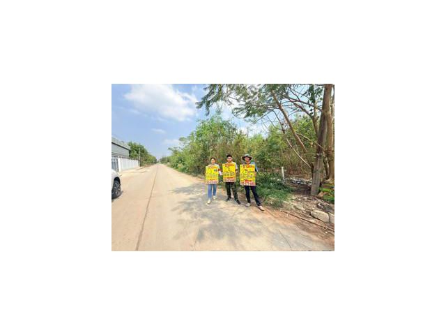 Vายที่ดิน 2 ไร่ ติดถนนคอนกรีตสาธารณะ ซอย สำนักวิปัสสนาดำรงธรรม คลองหลวง ปทุมธานี