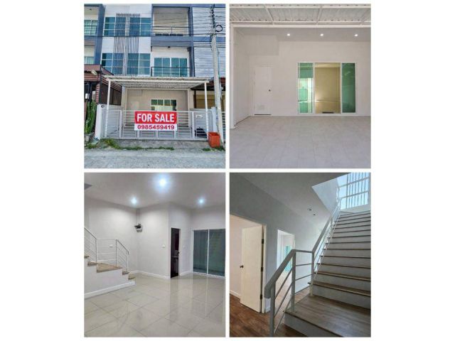 ขายทาวน์โฮม 3 ชั้น รีโนเวทใหม่ ข้างซอยวัดบางปิ้ง ถ.ศรีนครินทร์ อ.บางเมือง จ.สมุทรปราการ โทร 098-5459419