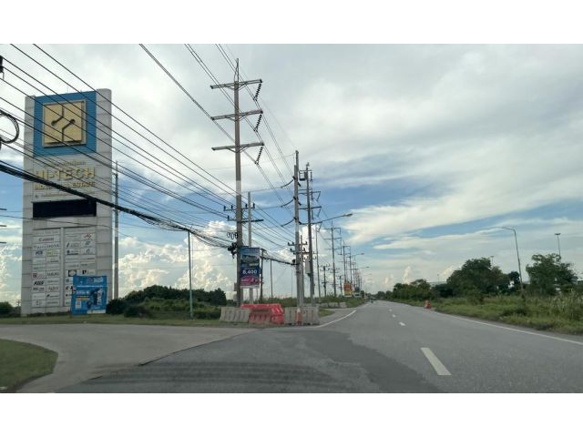 ขายที่ดิน 8 ไร่ ติดถนนสายเอเชีย หน้านิคมไฮเทค บางปะอิน