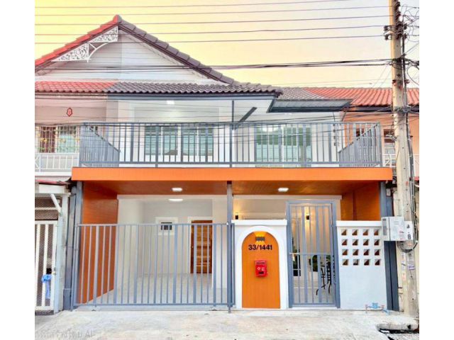 หมู่บ้านพฤกษา3 ถนนวัดลาดปลาดุก บางบัวทอง ทาวน์เฮาส์ 2 ชั้น