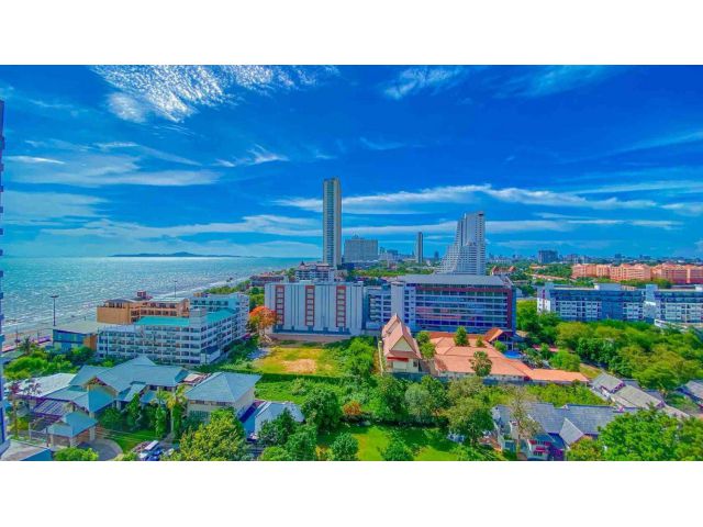 C1302 ให้เช่าคอนโด Aeras Beachfront 2 ห้องนอน วิวทะเลฝั่งพัทยา